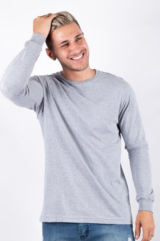 REMERA ML U LOGO