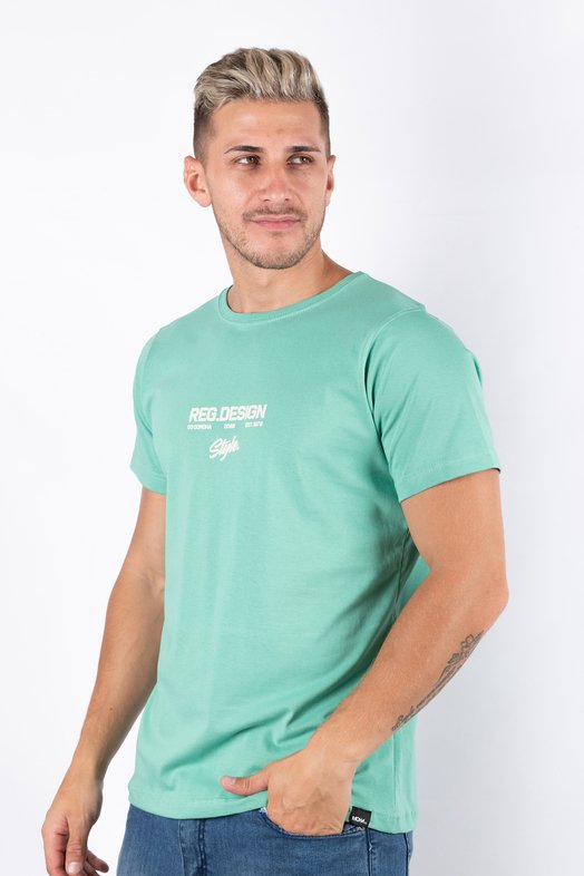 REMERA MC U WORD LINE 