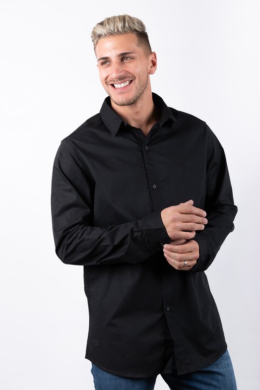 CAMISA ML RECTA BASICA 