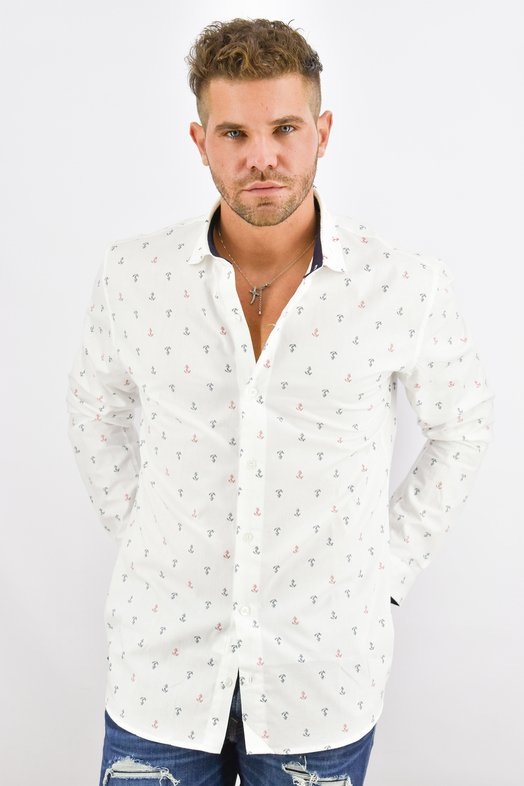 CAMISA ML ANCLAS