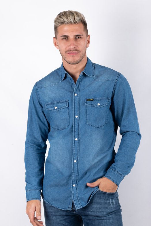 CAMISA ML CERULELO